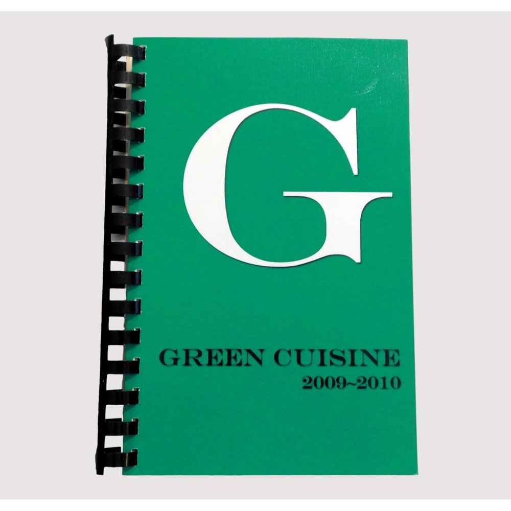 Green Cuisine Cookbook 2009 Collection of Recipes Green Elementary PTA Spiral PB